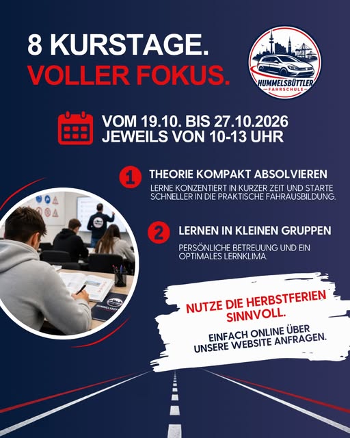 Instagram-Beitrag der Hummelsbüttler Fahrschule